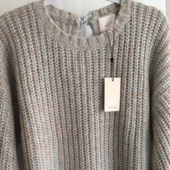 NWT CINQ A SEPT Cierra Tie Back Sweater - Picture 7 of 8
